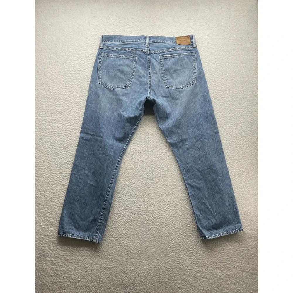 Polo Ralph Lauren Jeans Mens 38x30 (Tag 36x32) Hampton Relaxed Straight Stone